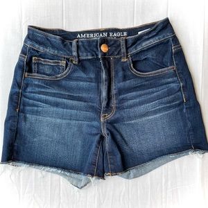 American Eagle super stretch hi-rise jean shorts